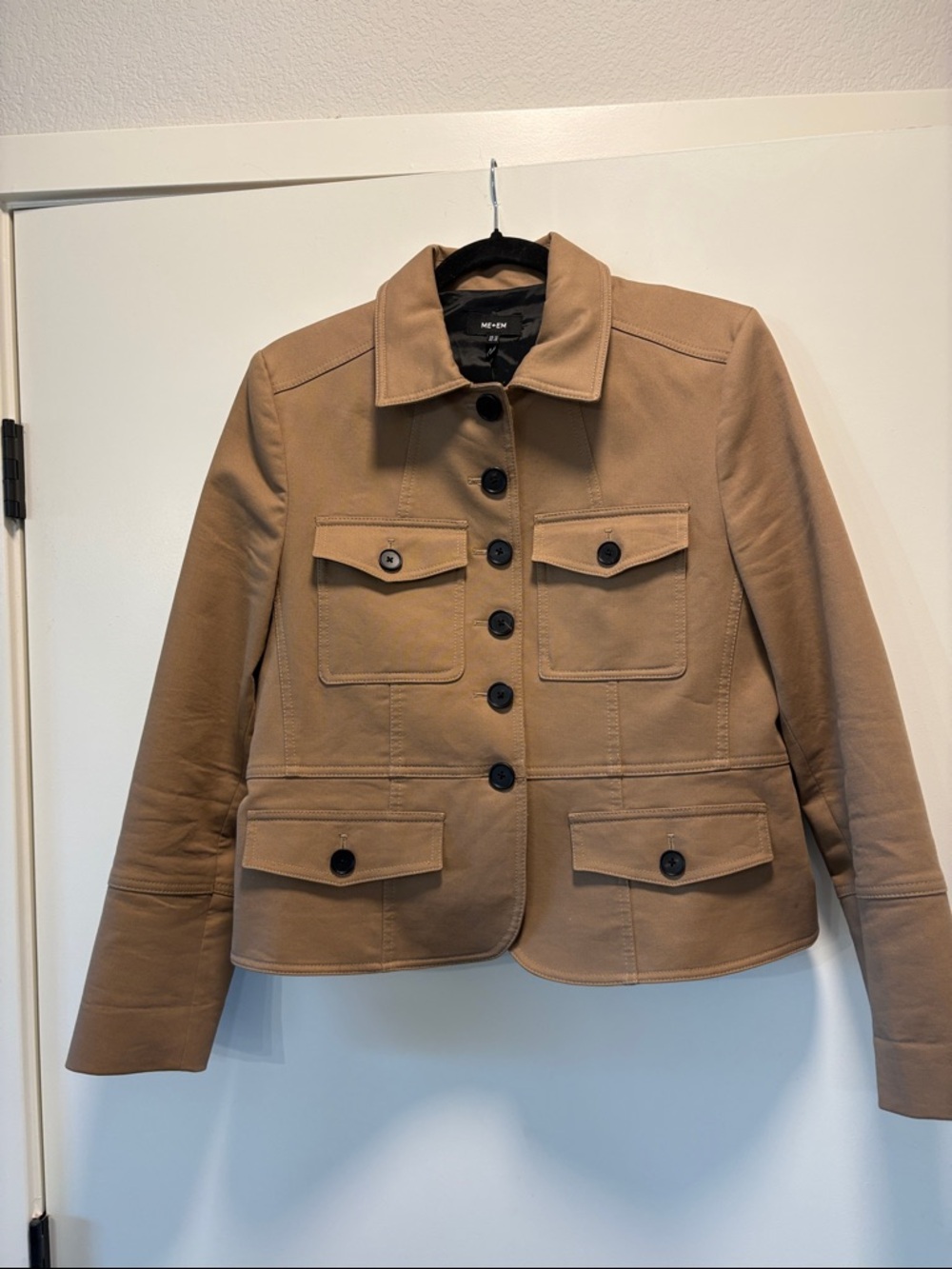 ME+EM Cotton fitted Utility Jacket - Picture 10 of 11